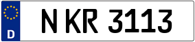 Truck License Plate